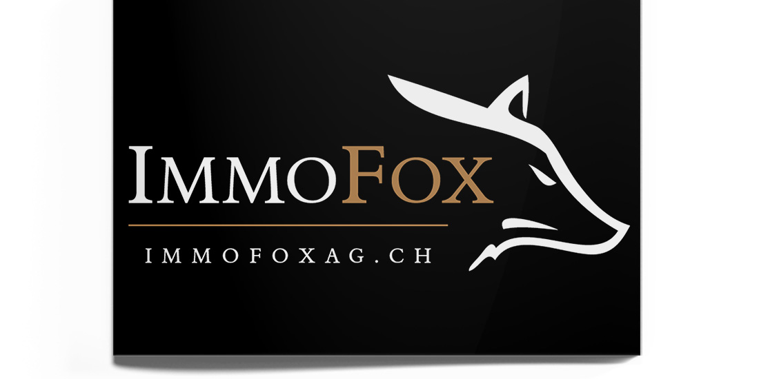 IMMOFOX AG Visitenkarten vorne